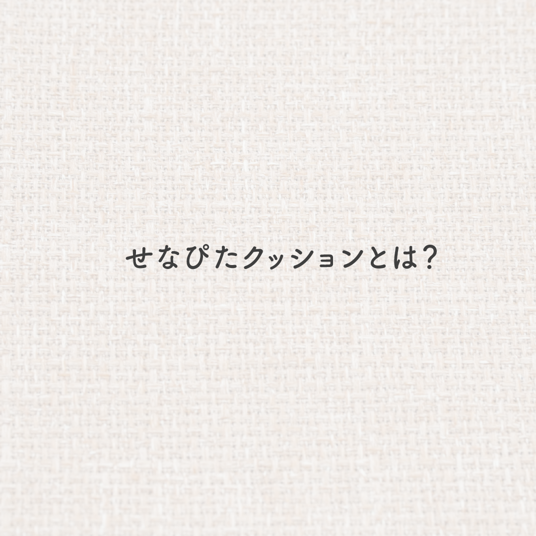 せなぴたクッション［web限定］