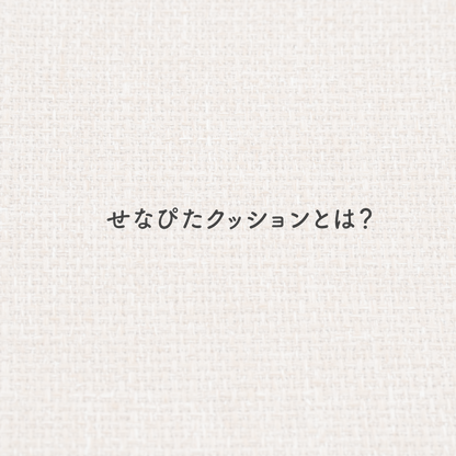 せなぴたクッション［web限定］